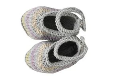 Chaussons bébé taille 3 mois crochet