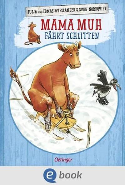 Mama Muh fährt Schlitten