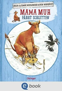 Mama Muh fährt Schlitten