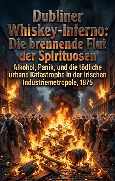 Dubliner Whiskey-Inferno: Die brennende Flut der Spirituosen: Alkohol, Panik, und die tödliche urbane Katastrophe in der irischen Industriemetropole, 1875