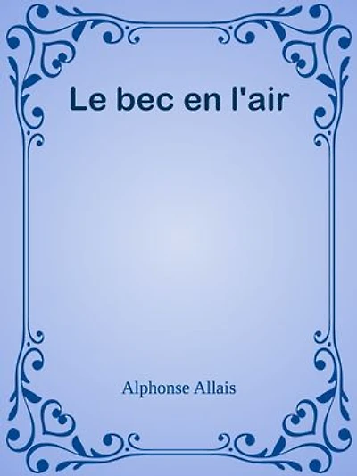 Le bec en l'air