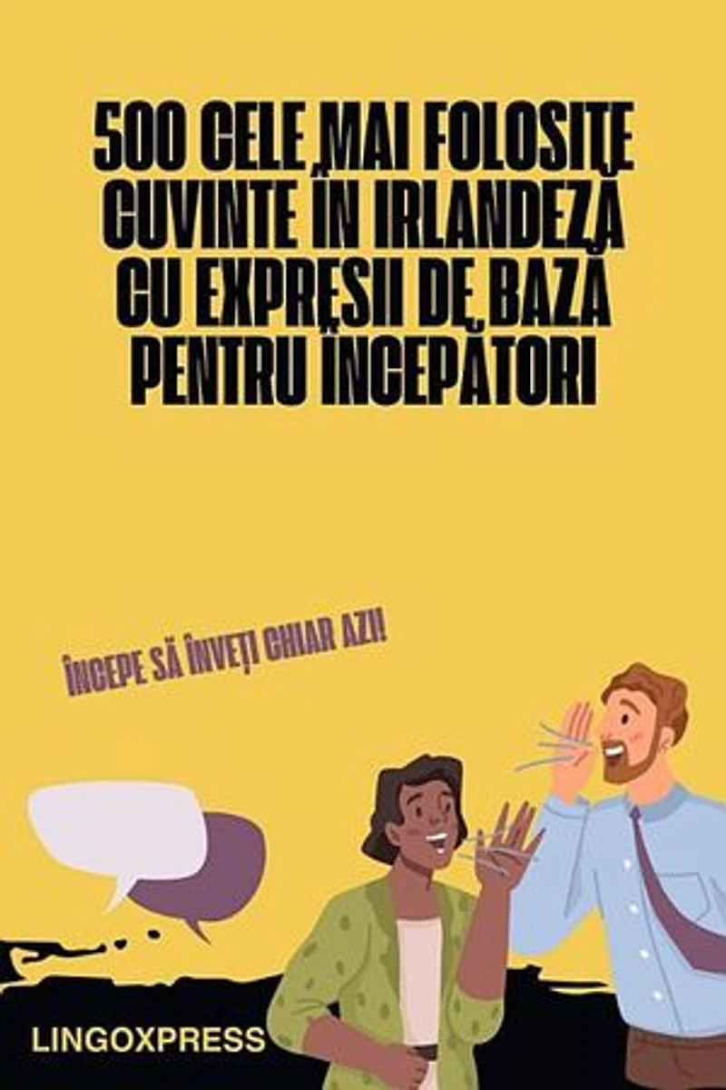 500 Cele Mai Folosite Cuvinte în Irlandeză cu Expresii de Bază pentru Începători