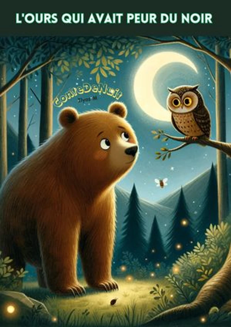 L'OURS qui avait peur du noir: Histoire inspirante sur courage, amitié nocturne et découverte