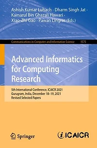 Advanced Informatics for Computing Research: 5th International Conference, ICAICR 2021, Gurugram, India, December 18-19, Revised Selected Papers