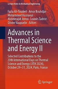 Advances Thermal Science and Energy II: Selected Contributions to the 20th International Days on (JITH 2024), October 29-31, 2024, Paris, France
