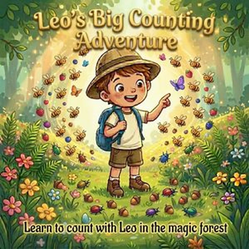 Leo’s Big Counting Adventure: Learn to Count with Leo in a Magical Forest Adventure