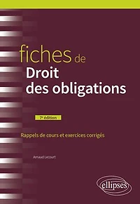 Fiches de Droit des obligations