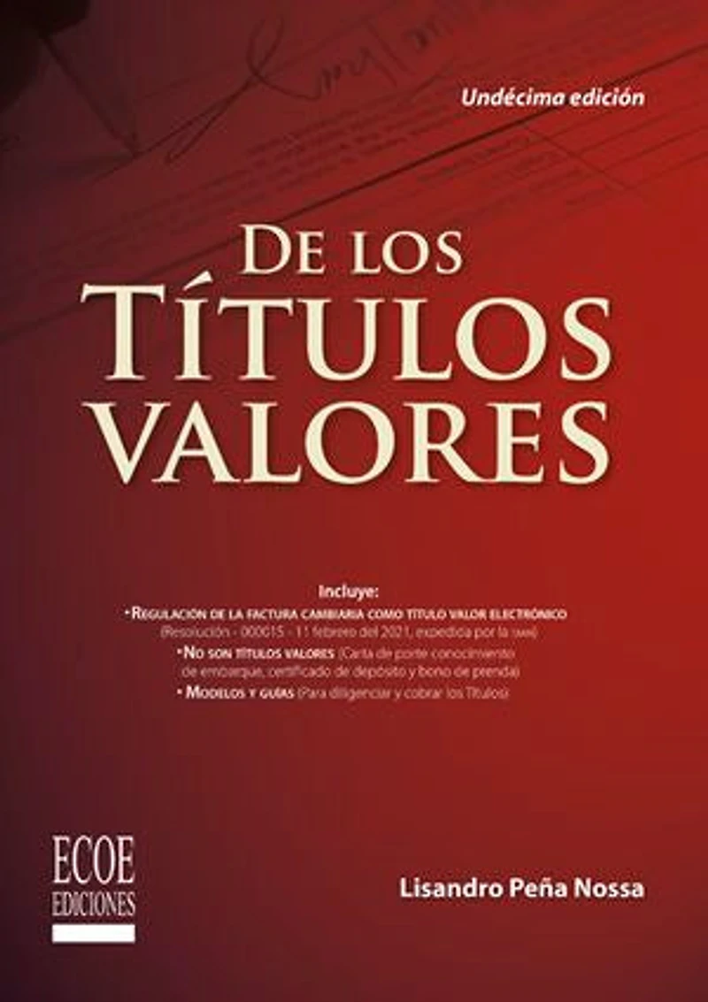 De los títulos valores