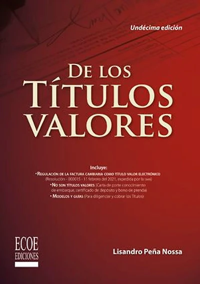 De los títulos valores