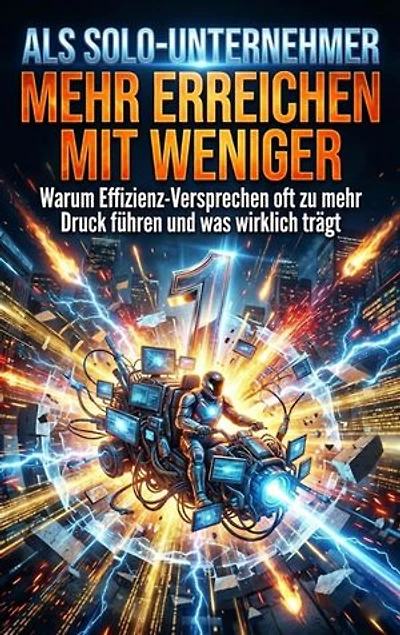 Als Solo-Unternehmer: Mehr erreichen mit weniger: Warum Effizienz-Versprechen oft zu mehr Druck führen und was wirklich trägt