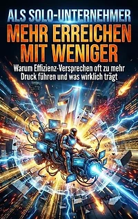 Als Solo-Unternehmer: Mehr erreichen mit weniger: Warum Effizienz-Versprechen oft zu mehr Druck führen und was wirklich trägt