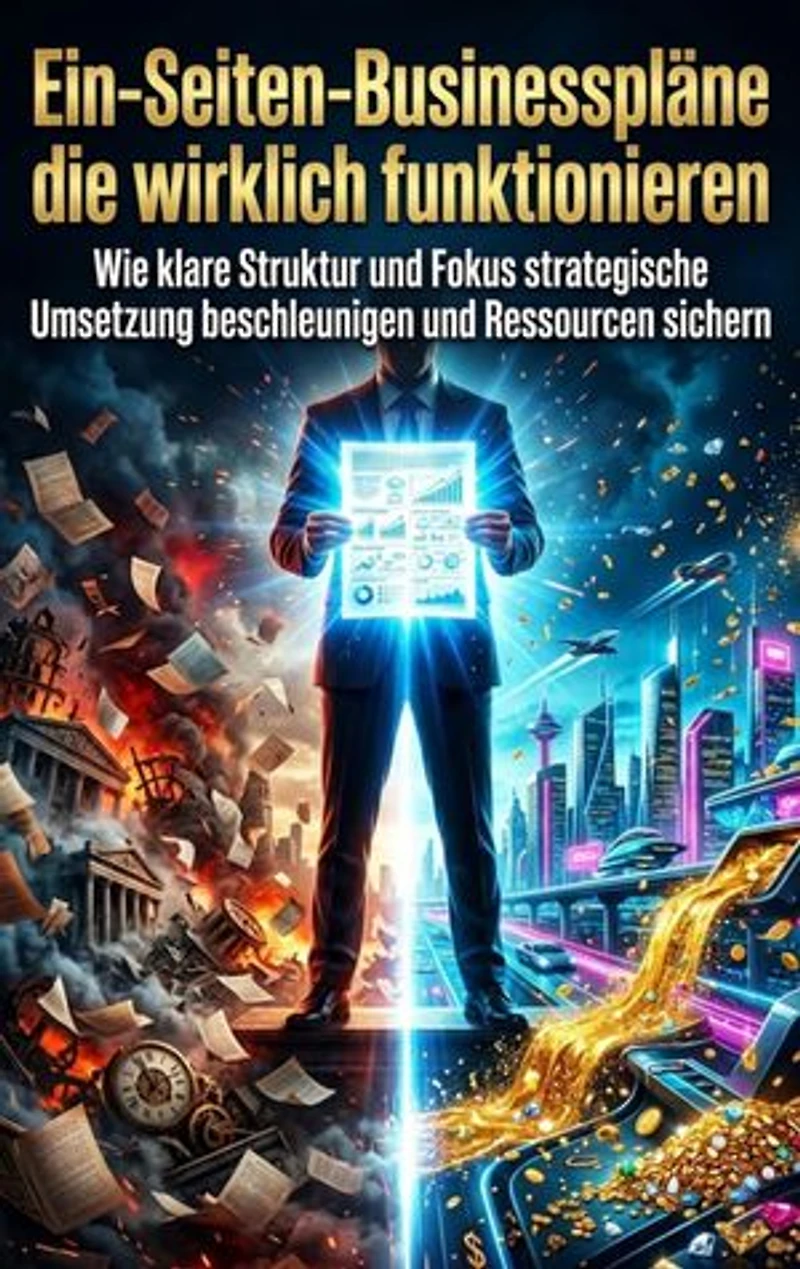 Ein‑Seiten‑Businesspläne die wirklich funktionieren: Wie klare Struktur und Fokus strategische Umsetzung beschleunigen und Ressourcen sichern