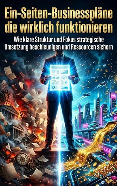 Ein‑Seiten‑Businesspläne die wirklich funktionieren: Wie klare Struktur und Fokus strategische Umsetzung beschleunigen und Ressourcen sichern