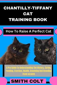 CHANTILLY-TIFFANY CAT TRAINING BOOK How To Raise A Perfect Cat: A Pro Guide To Understanding The History, Caring, Feeding, Exercise, Health, Grooming And Breeding From scratch
