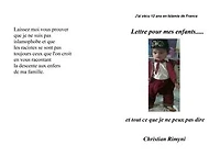 Lettre pour mes enfants...et tout ce que je ne peux pas dire: J'ai vécu 12 ans en Islamie de France