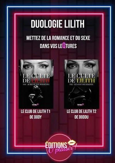Box book O Plaisir : Duologie Lilith