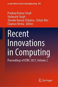 Recent Innovations Computing: Proceedings of ICRIC 2021, Volume 2