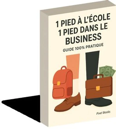 1 pied à l’école, 1 pied dans le business _ Guide 100% Pratique: Business