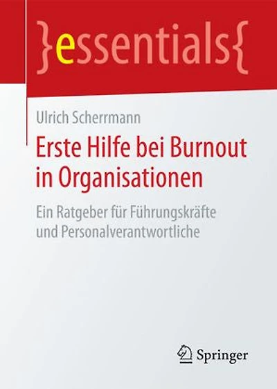 Erste Hilfe Bei Burnout Organisationen: Ein Ratgeber Für Führungskräfte Und Personalverantwortliche