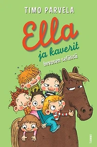 Ella ja kaverit hevosen selässä