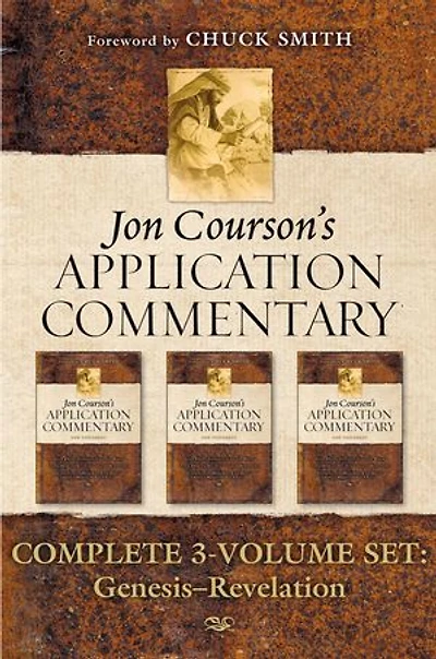 Jon Courson's Application Commentary: 3-Volume Set (New Testament, Old Testament Genesis-Job, Old Testament Psalms-Malachi)
