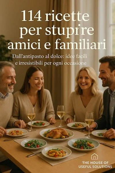 114 ricette per stupire amici e familiari: Dall'antipasto al dolce: idee facili e irresistibili per ogni occasione