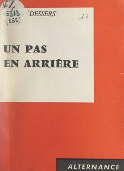 Un pas en arrière