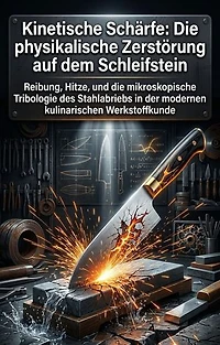 Kinetische Schärfe: Die physikalische Zerstörung auf dem Schleifstein: Reibung, Hitze, und die mikroskopische Tribologie des Stahlabriebs in der modernen kulinarischen Werkstoffkunde