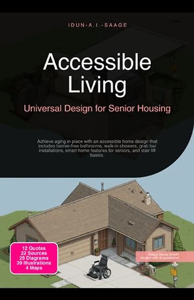 Accessible Living: Universal Design for Senior Housing: Achieve aging in place with an accessible home design that includes barrier-free bathrooms, walk-in showers, grab bar installations, smart home features for seniors, and stair lift basics.
