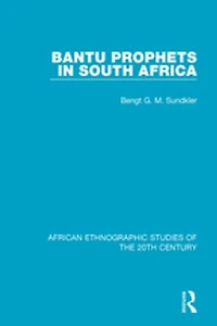 Bantu Prophets South Africa