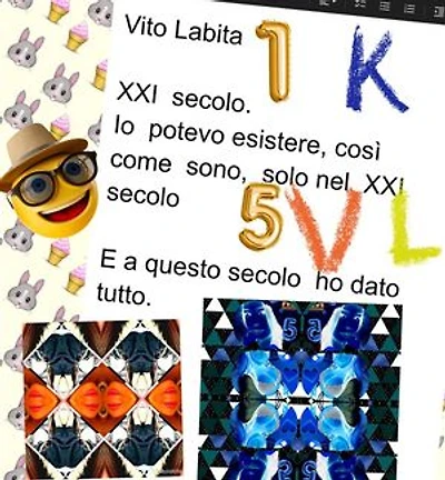 XXI secolo. Io potevo esistere, così come sono, solo nel XXI secolo . e a questo secolo ho dato tutto