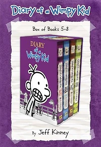 Diary of a Wimpy Kid Box of Books 5-8: The Ugly Truth, Cabin Fever, The Third Wheel, and Hard Luck