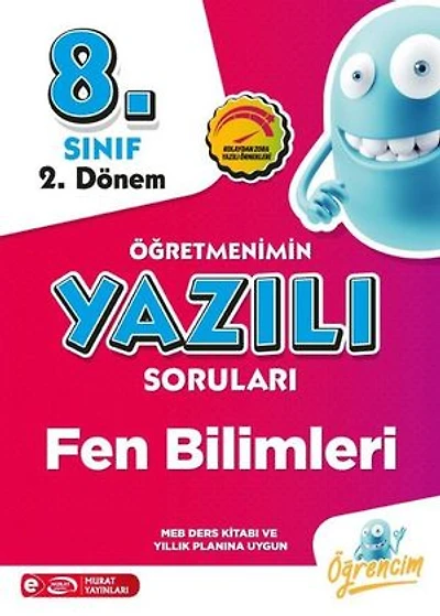 8. Sınıf 2. Dönem Fen Bilimleri Öğretmenimin Yazılı Sorular