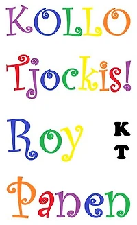 KOLLO Tjockis! (kort text) (avskalad)