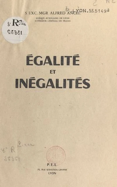 Égalité et inégalités