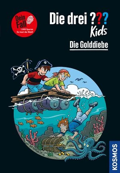 Die drei ??? Kids Dein Fall, Die Golddiebe (drei Fragezeichen Kids): 1.000 Spuren. Du hast die Wahl!