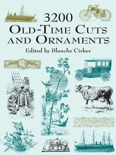 3200 Old-Time Cuts and Ornaments