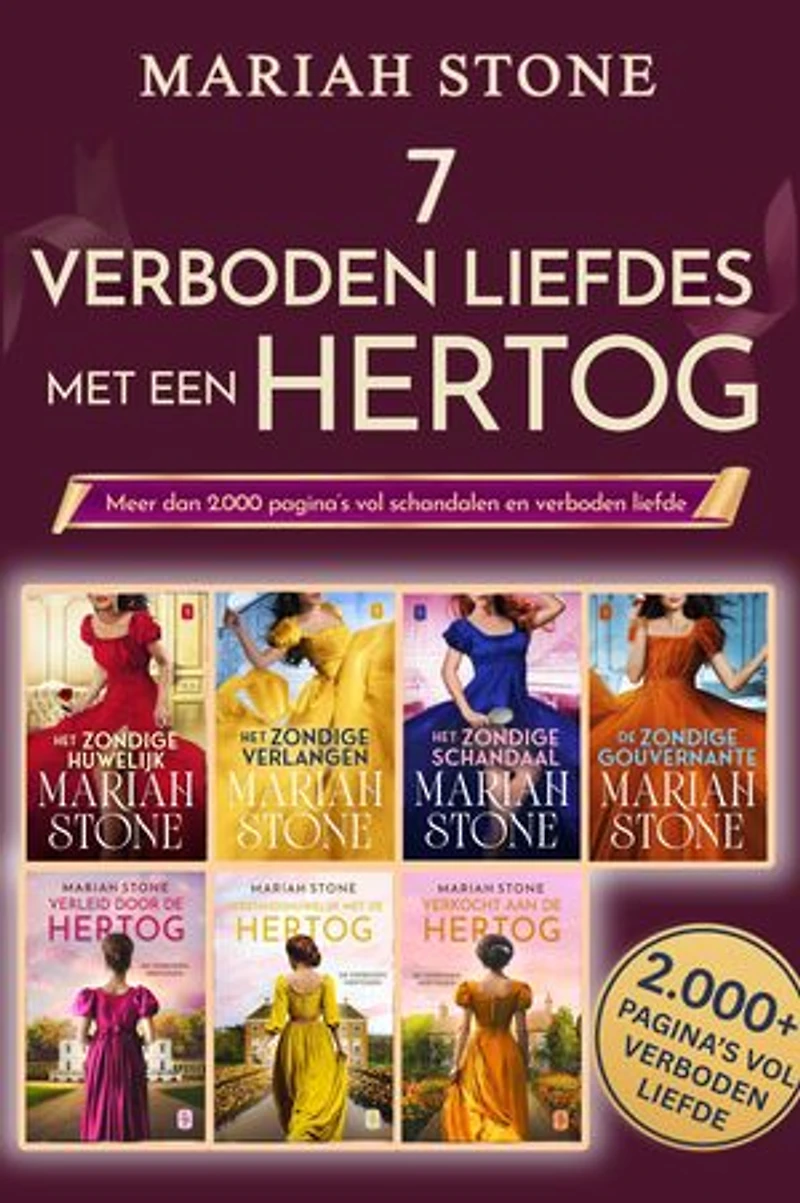 7 verboden liefdes met een hertog – De ultieme Regency-romance bundel: 7 meeslepende verhalen – meer dan 2.000 pagina’s vol schandalen, passie en verlangen