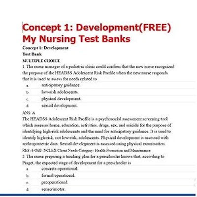 test bank Concepts for Nursing Practice Giddens 1st Edition Test Bank