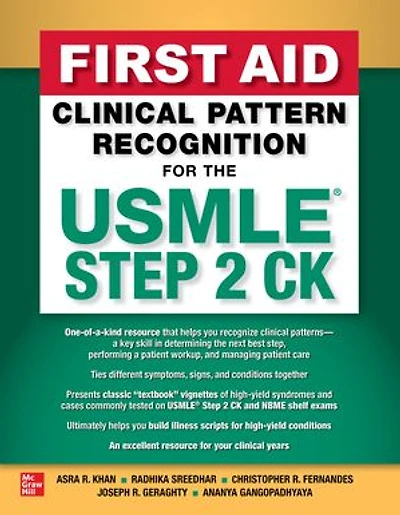 First Aid Clinical Pattern Recognition for the USMLE Step 2 Ck