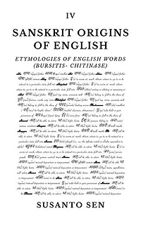 Sanskrit Origins of English: Etymologies of English Words (bursitis- chitinase)