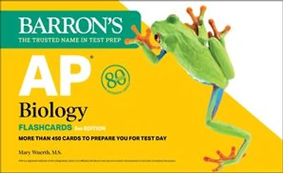 AP Biology Flashcards, Third Edition: Up-to-Date Review (Barron's Prep)