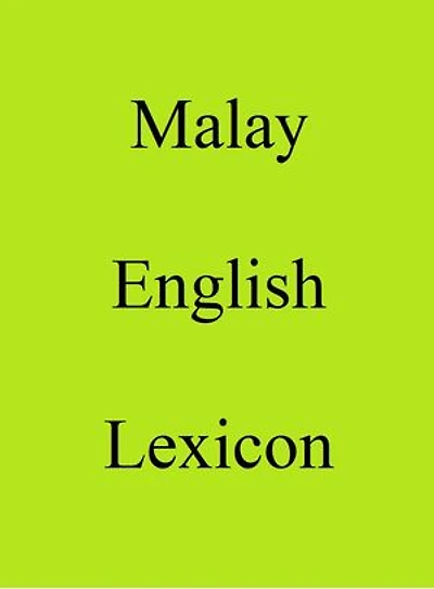 Malay English Lexicon