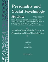Theory Construction Social personality Psychology: Personal Experiences and Lessons Learned: A Special Issue of Psychology Review