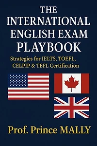 The International English Exam Playbook: Strategies for IELTS, TOEFL, CELPIP & TEFL Certification