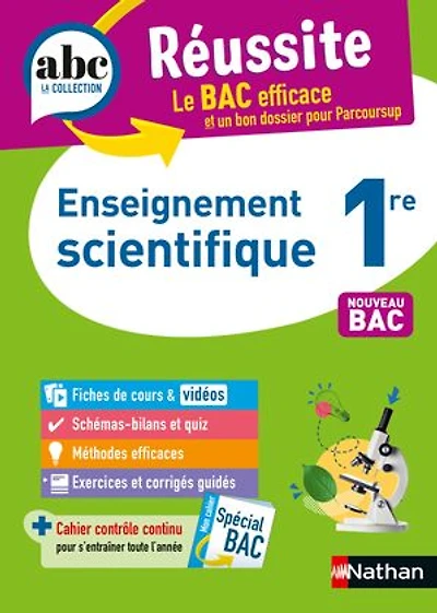 Enseignement scientifique & mathématiques 1re: nouveau programme