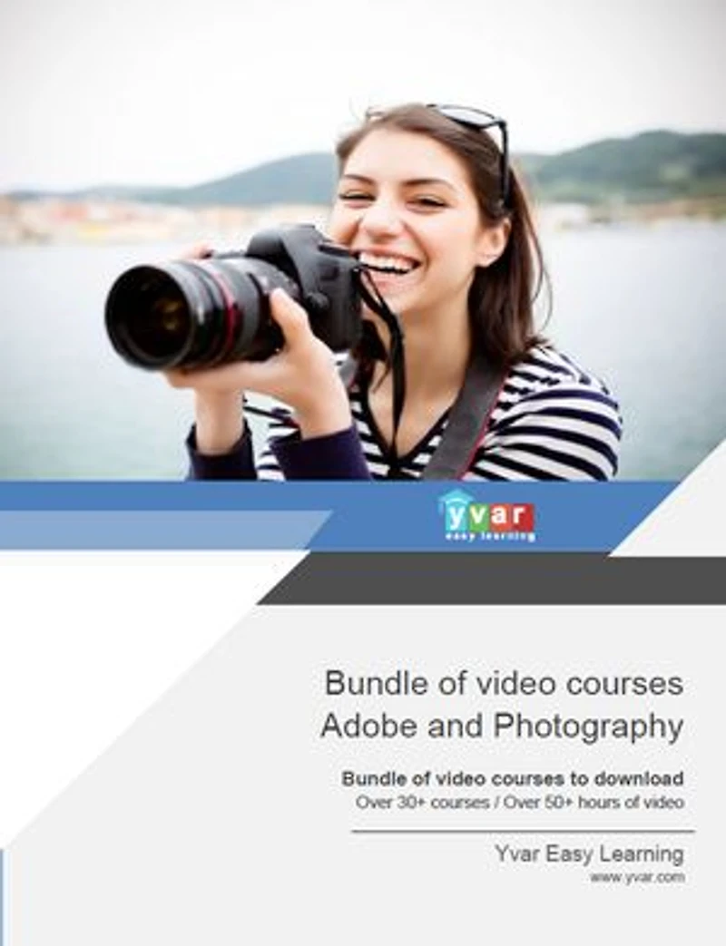 Adobe and Photography video courses: Download 30+ video courses about Design and Adobe