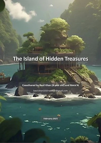The Island of Hidden Treasures: By an 8 year old author and Meta AI