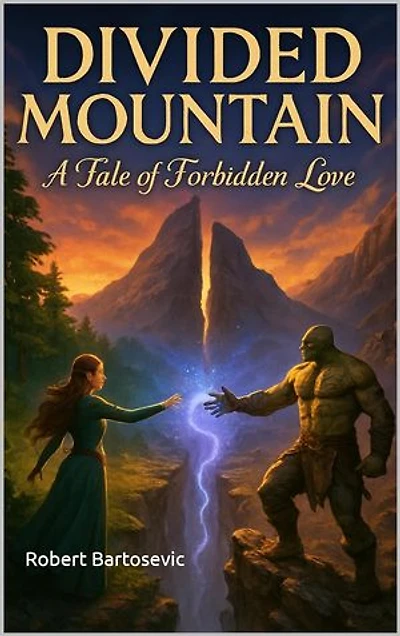 Divided Mountain: A Tale of Forbidden Love: A fantasy romance of an orc and elf who find love against all odds