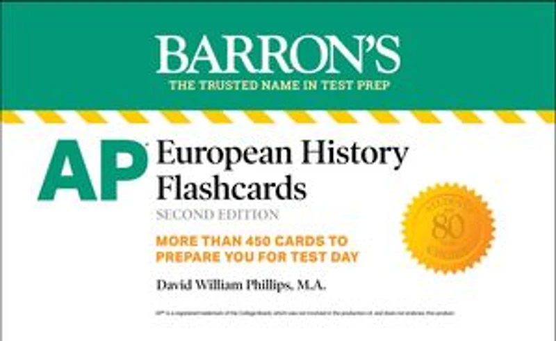 AP European History Flashcards, Second Edition: Up-to-Date Review + Sorting Ring for Custom Study